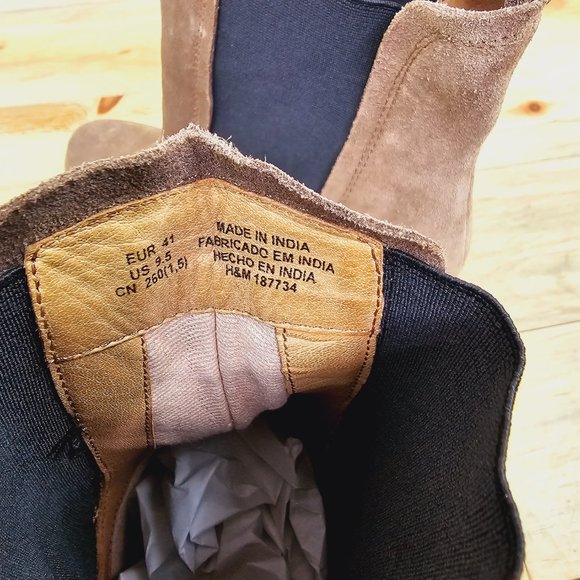 H&M Stunning Tall Platform Suede Booties - Picture 7 of 7